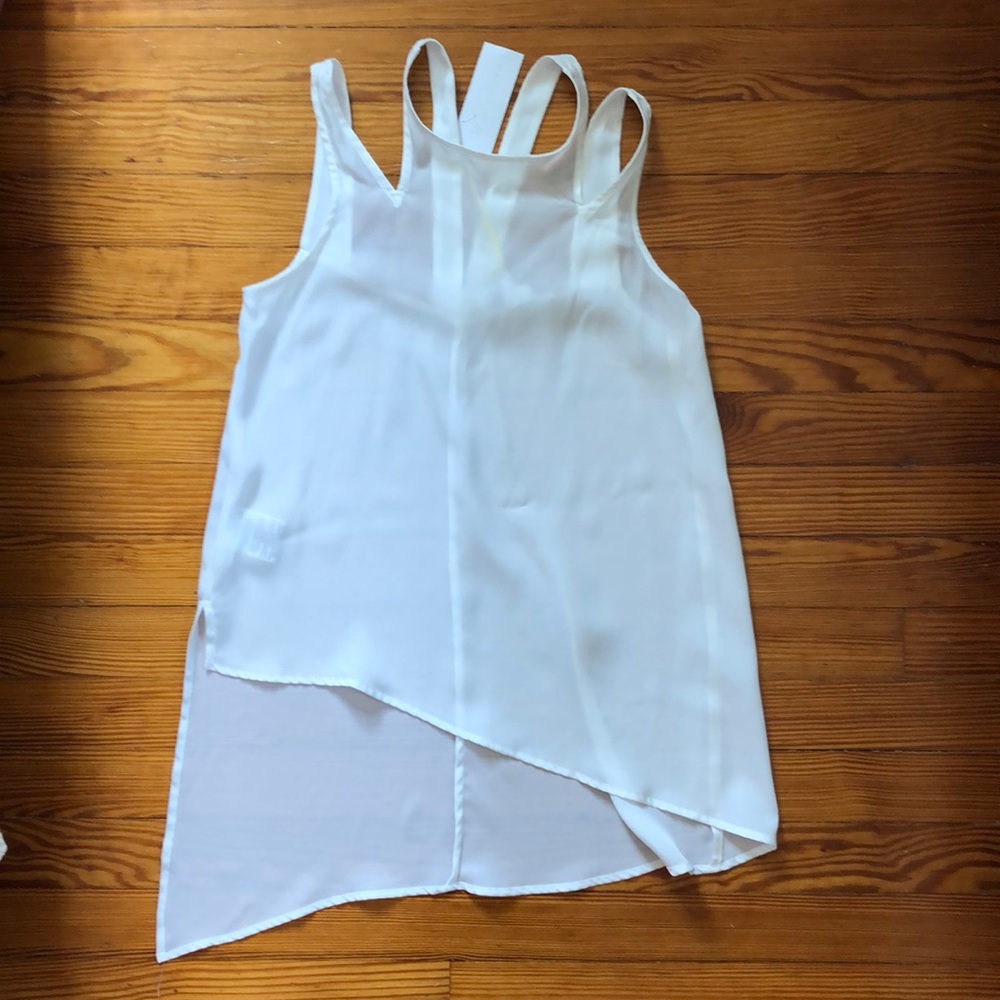BCBGeneration Asymmetric, white, top XXS